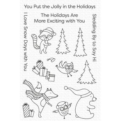 My Favorite Things Clear Stamps - Put The Jolly In The Holidays